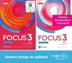 Focus Second Edition 3 Podręcznik + ćwiczenia + kod  Mondly