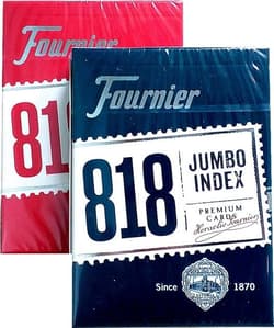 Fournier no 818 - 2 jumbo index red/blue