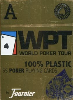 Fournier WPT 100% plastic złota edycja