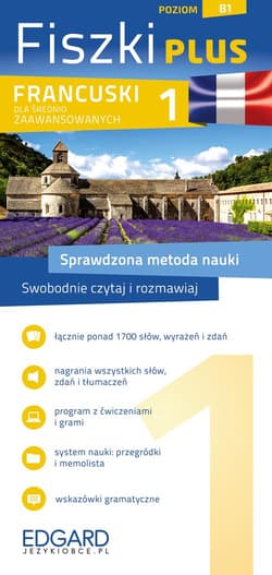 Francuski Fiszki PLUS dla średnio zaawansowanych 1 - Wąsowicz Wojciech (red.)
