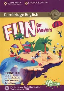 Fun for Movers Student's Book + Online Activities + Audio + Home Fun Booklet 4 - Karen Saxby