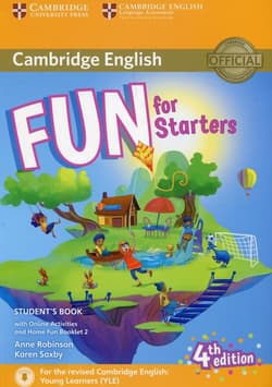 Fun for Starters Student's Book with Online Activities with Audio and Home Fun Booklet 2 - Karen Saxby