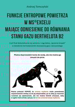 Funkcje entropowe powietrza w MS®Excelu mające odniesienie do równania stanu gazu Berthelota B2