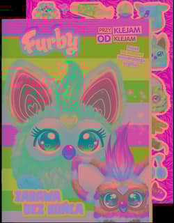 Furby. Przyklejam Odklejam Zabawa bez końca