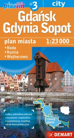 Gdańsk Gdynia Sopot + 3. Plan miasta 1:23 000 - Opracowanie Zbiorowe