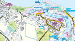 Galeria - zdjęcie nr. 3 - Gdańsk Gdynia Sopot plan Trójmiasta 1:26 000 laminat 2023