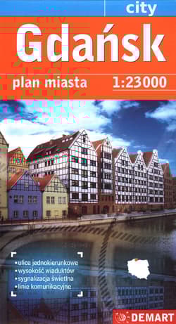 Gdańsk plan miasta 1:23 000 - Opracowanie Zbiorowe