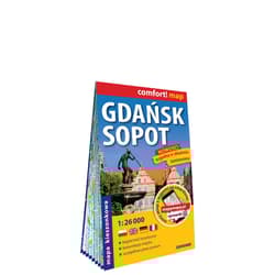 Gdańsk Sopot plan miasta 1:26 000 laminat midi 2023 - Opracowanie Zbiorowe