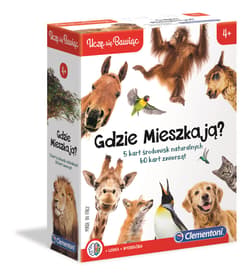 Gdzie mieszkają? 5 kart środowisk naturalnych 60 kart zwierząt