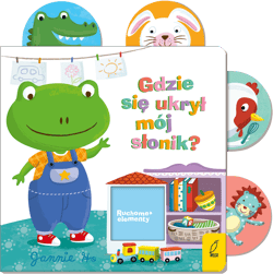 Gdzie się ukrył mój słonik? Ruchome elementy wyd. 2024
