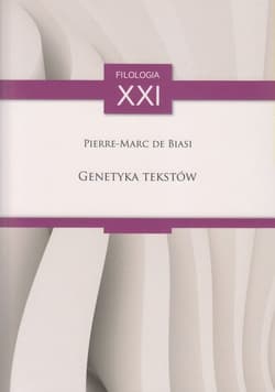 Genetyka tekstów - Pierre-Marc de Biasi