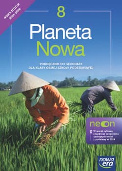 Geografia Planeta nowa NEON podręcznik dla klasy 8 szkoły podstawowej EDYCJA 2024-2026 - Szczypiński Dawid