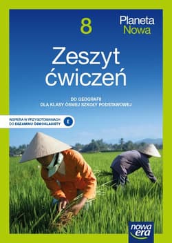 Geografia Planeta nowa zeszyt ćwiczeń dla klasy 8 szkoły podstawowej EDYCJA 2021-2023 - Przybył Ryszard