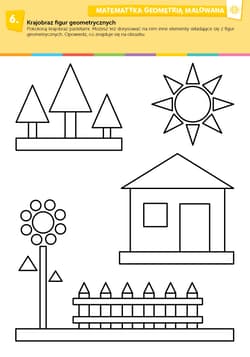 Galeria - zdjęcie nr. 5 - Geometria sensoryczna Kreatywne karty pracy rozwijające zdolności matematyczne dzieci w wieku przedszkolnym i wczesnoszkolnym