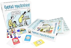 Galeria - zdjęcie nr. 5 - Gierki małżeńskie Gra planszowa ilustrowana rysunkami Andrzeja Mleczki