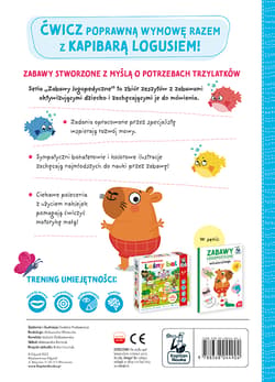 Galeria - zdjęcie nr. 2 - Gimnastyka języka. Kapitan Nauka. Loguś bawi się słowami. Zabawy logopedyczne