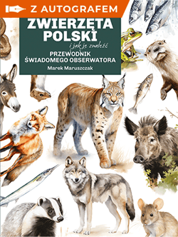 Głupie zwierzęta Polski i jak je znaleźć. Przewodnik świadomego obserwatora - książka z autografem - Marek Maruszczak