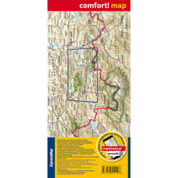 Galeria - zdjęcie nr. 3 - Gorce i Pieniny mapa panoramiczna turystyczna 1:52 000 laminat 2024
