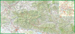 Galeria - zdjęcie nr. 2 - Gorce i Pieniny mapa turystyczna 1:50 000 laminat 2024