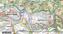 Galeria - zdjęcie nr. 3 - Gorce i Pieniny mapa turystyczna 1:50 000 laminat 2024