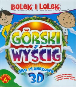 Górski wyścig Gra planszowa 3D Bolek i Lolek
