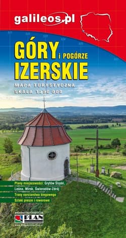 Góry i Pogórze Izerskie - mapa turystyczna - Praca zbiorowa