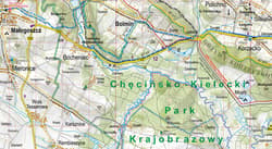 Galeria - zdjęcie nr. 3 - Góry Świętokrzyskie laminowana mapa turystyczna 1:75 000