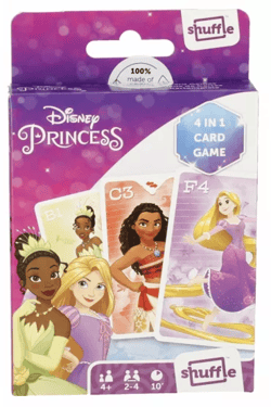 Gra 4w1 Księżniczki Disneya SHUFFLE