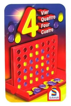 Gra Cztery w rzędzie w metalowej puszce