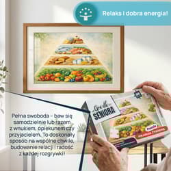 Galeria - zdjęcie nr. 3 - Gra dla Seniora Puzzle Piramida Żywienia
