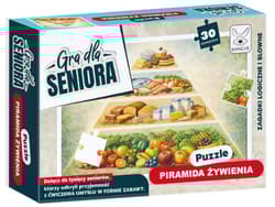 Gra dla Seniora Puzzle Piramida Żywienia