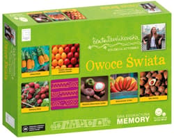Gra edukacyjna memory - Owoce świata