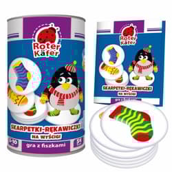 GRA EDUKACYJNA Z FISZKAMI SKARPETKI-RĘKAWICZKI NA WYŚCIGI RK1010-01