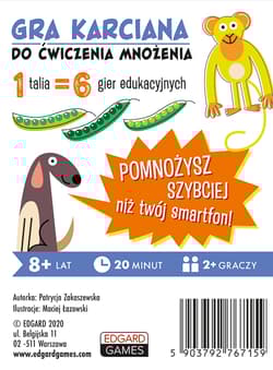 Galeria - zdjęcie nr. 2 - Gra karciana do nauki matematyki Mnożenie