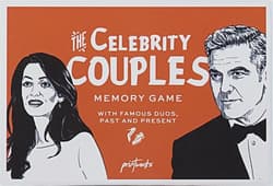 Gra karciana Memory. Celebrity couples