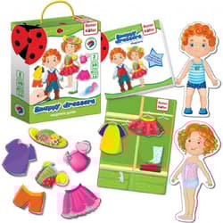 Galeria - zdjęcie nr. 2 - Gra magnetyczna Snappy Dressers Ubieranka RK2110-02