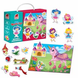 Galeria - zdjęcie nr. 2 - Gra Magnetyczna wróżki i jednorożce rk2060-08