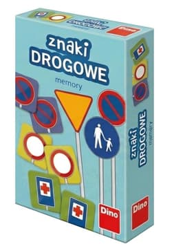 Gra pamięciowa memory memo Znaki drogowe