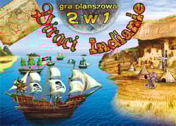 Gra planszowa 2 w 1. Piraci. Indianie