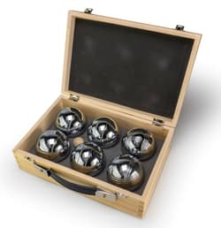 Gra plenerowa Boule/Petanque w drewnianej skrzynce