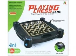 Gra szachy 4w1 45x41x8