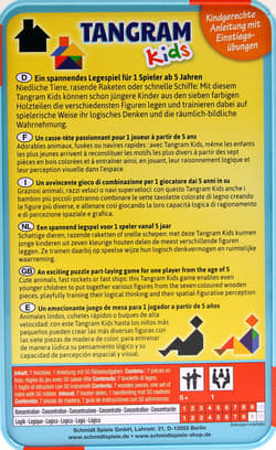 Galeria - zdjęcie nr. 4 - Gra Tangram dla dzieci w metalowej puszce