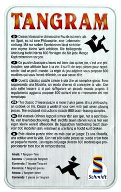 Galeria - zdjęcie nr. 2 - Gra Tangram w metalowej puszce