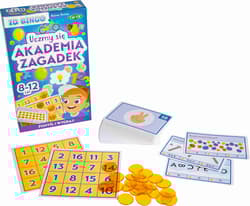 Galeria - zdjęcie nr. 2 - Gra Uczmy się Akademia Zagadek IQ Bingo