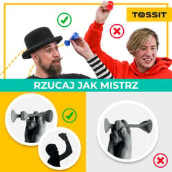 Galeria - zdjęcie nr. 3 - Gra w rzutki TOSSIT zestaw startowy 7 sztuk dla 2 osób