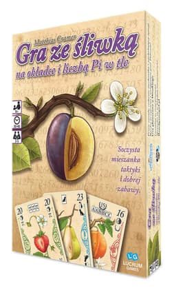 Gra ze śliwką na okładce i liczbą Pi w tle - Matthias Gramer