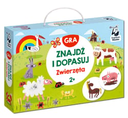 Gra Znajdź i dopasuj Zwierzęta Kapitan Nauka