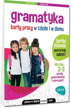 Galeria - zdjęcie nr. 4 - Gramatyka. Karty pracy w szkole i w domu. Klasy 2-3