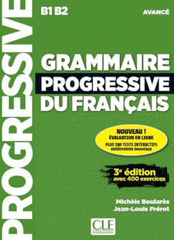 Grammaire progressive avance + audio do pobrania - Boulares Michele,  Frerot Jean-Louis