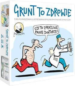 Grunt to zdrowie Gra planszowa ilustrowana rysunkami Andrzeja Mleczki